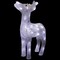 Northlight LED Lighted Commercial Grade Acrylic Reindeer Outdoor Christmas Decoration - 15" - Pure White Lights